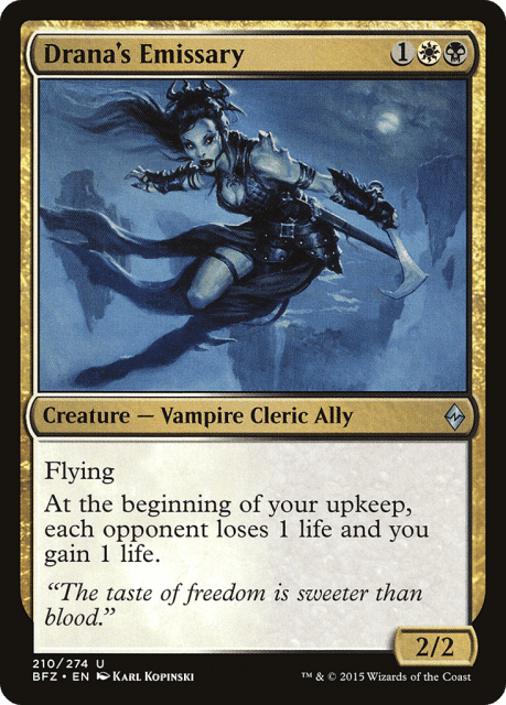 Drana's Emissary (210) — Battle for Zendikar