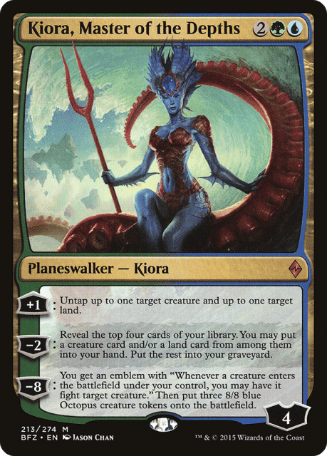 Kiora, Master of the Depths (213) — Battle for Zendikar