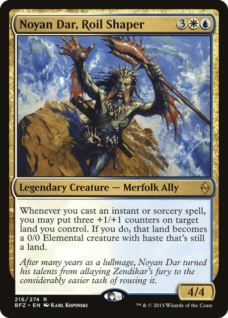 Noyan Dar, Roil Shaper (216) — Battle for Zendikar
