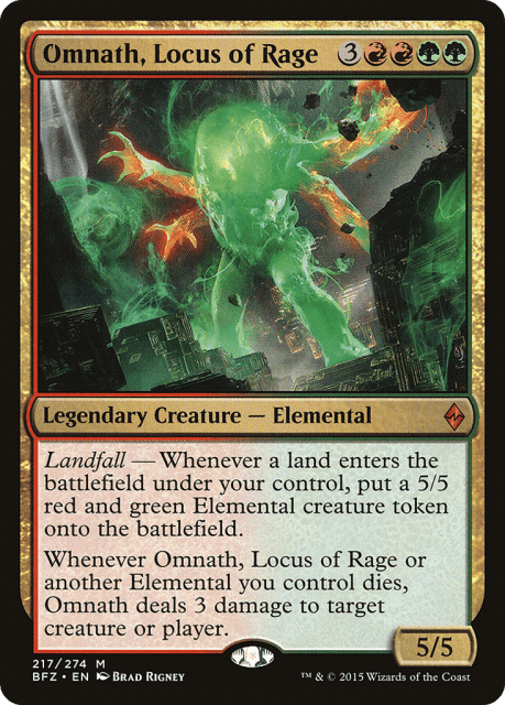 Omnath, Locus of Rage (217) — Battle for Zendikar