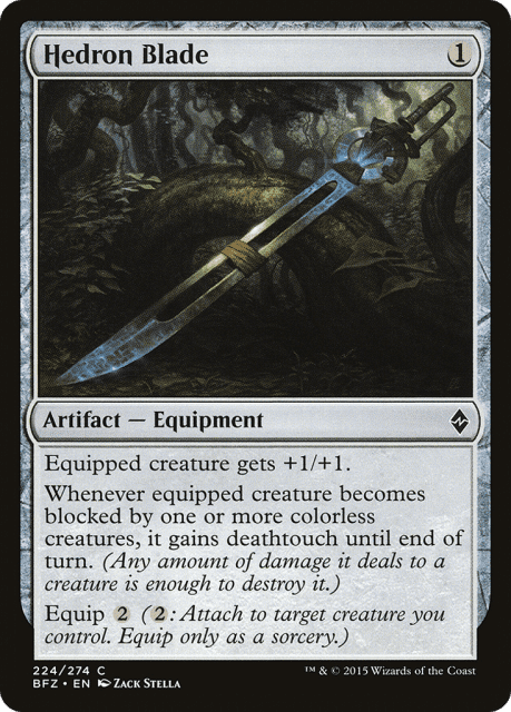 Hedron Blade (224) — Battle for Zendikar