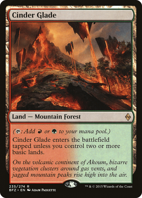 Cinder Glade (235) — Battle for Zendikar