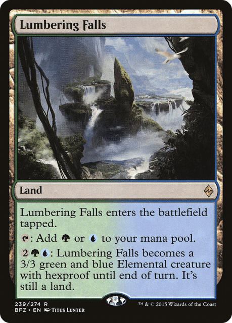Lumbering Falls (239) — Battle for Zendikar