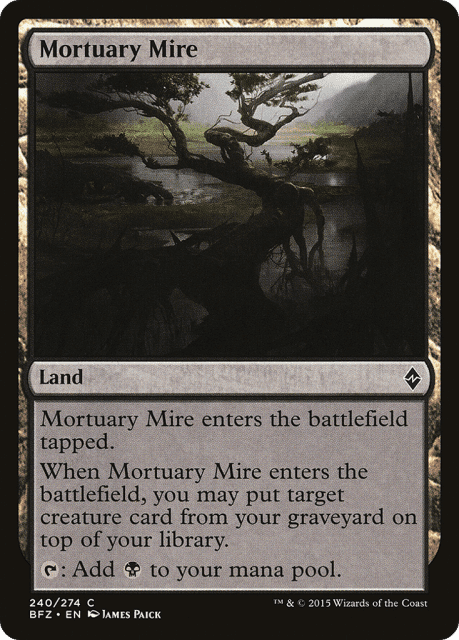 Mortuary Mire (240) — Battle for Zendikar