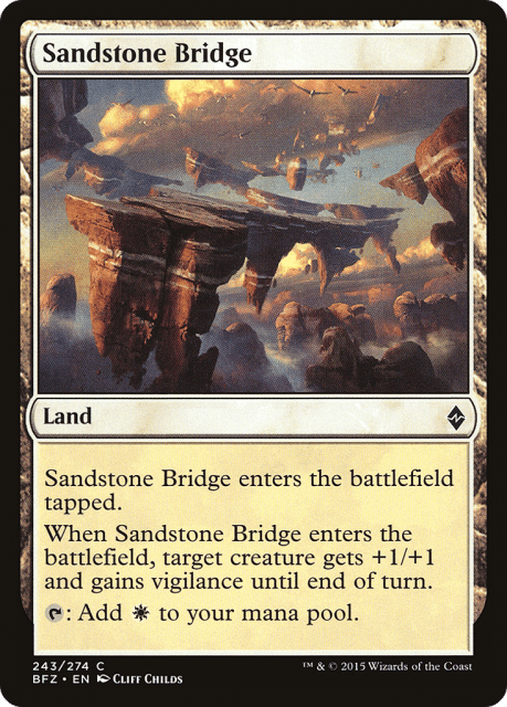 Sandstone Bridge (243) — Battle for Zendikar