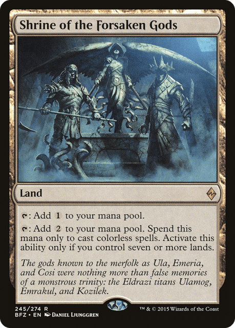 Shrine of the Forsaken Gods (245) — Battle for Zendikar