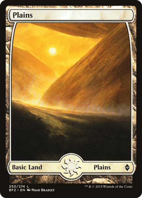 Plains (250) — Battle for Zendikar