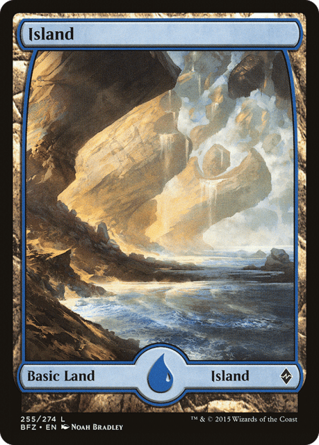 Island (255) — Battle for Zendikar