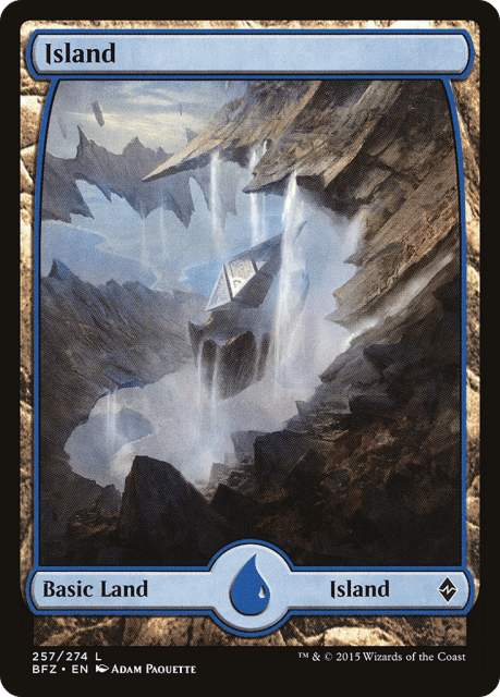 Island (257) — Battle for Zendikar