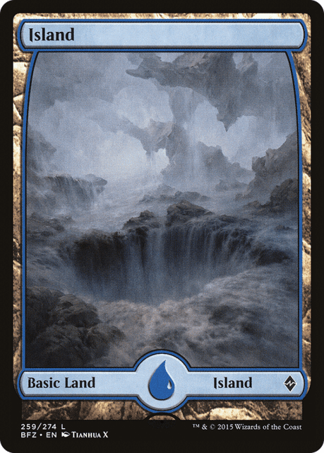 Island (259) — Battle for Zendikar
