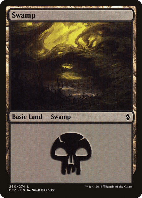Swamp (260a) — Battle for Zendikar