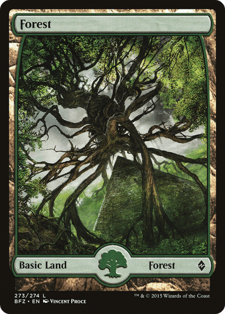 Forest (273) — Battle for Zendikar