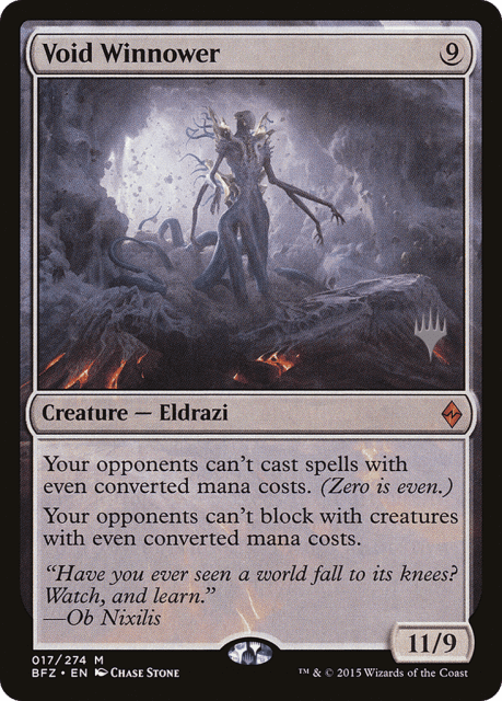 Void Winnower (17) — Battle for Zendikar Promos