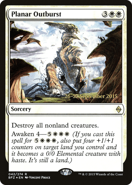 Planar Outburst (42) — Battle for Zendikar Promos