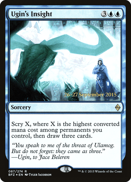 Ugin's Insight (87) — Battle for Zendikar Promos