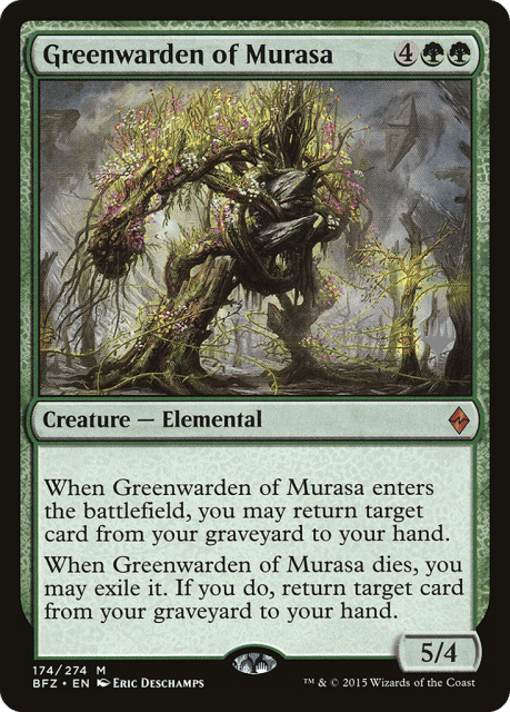 Greenwarden of Murasa (174) — Battle for Zendikar Promos