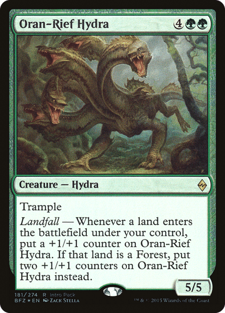 Oran-Rief Hydra (181) — Battle for Zendikar Promos