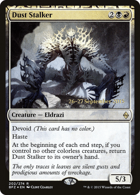 Dust Stalker (202) — Battle for Zendikar Promos