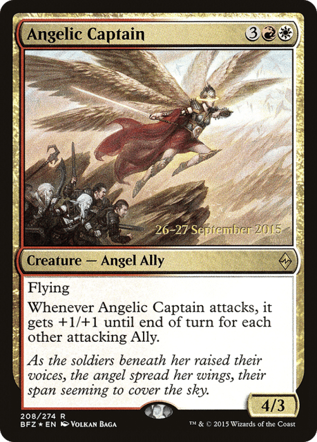 Angelic Captain (208) — Battle for Zendikar Promos