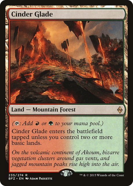 Cinder Glade (235) — Battle for Zendikar Promos