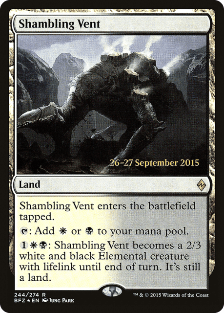 Shambling Vent (244) — Battle for Zendikar Promos