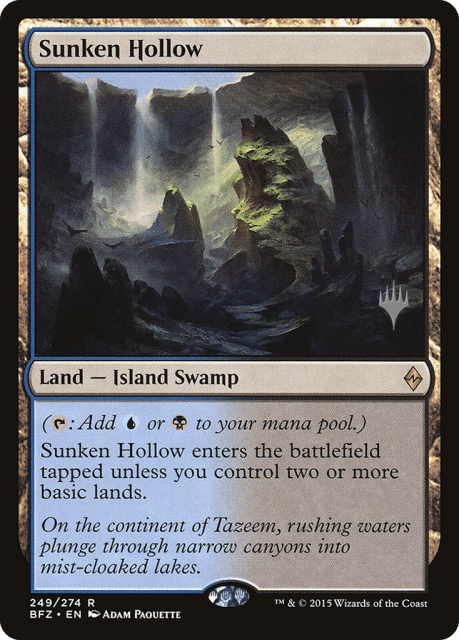 Sunken Hollow (249) — Battle for Zendikar Promos