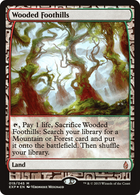 Wooded Foothills (19) — Zendikar Expeditions
