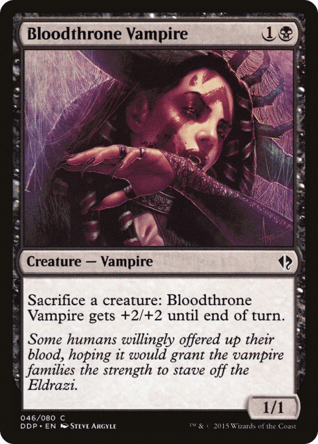 Bloodthrone Vampire (46) — Duel Decks: Zendikar vs. Eldrazi