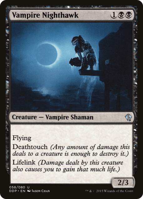 Vampire Nighthawk (58) — Duel Decks: Zendikar vs. Eldrazi