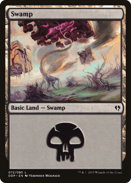 Swamp (72) — Duel Decks: Zendikar vs. Eldrazi