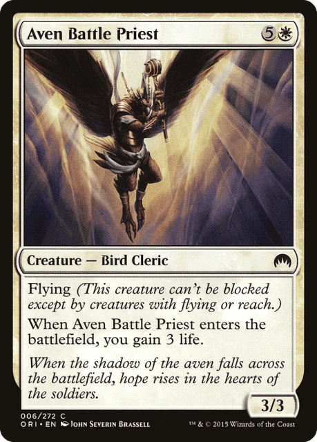 Aven Battle Priest (6) — Magic Origins