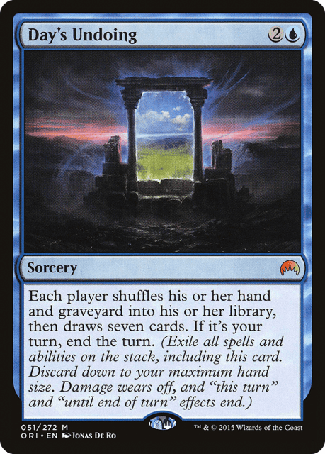 Day's Undoing (51) — Magic Origins