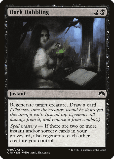 Dark Dabbling (89) — Magic Origins