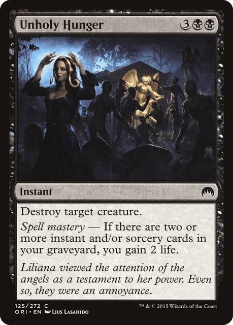 Unholy Hunger (125) — Magic Origins