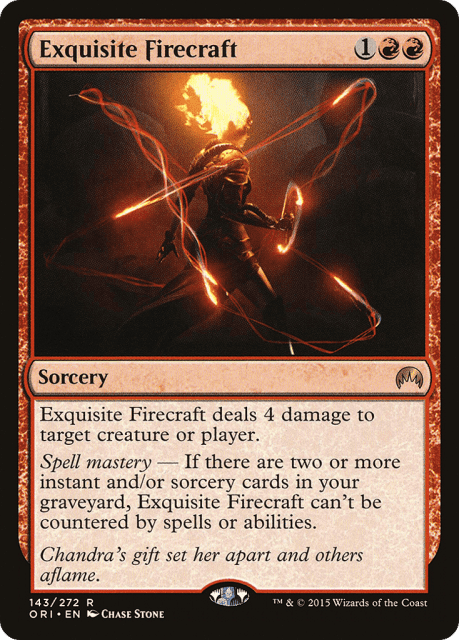 Exquisite Firecraft (143) — Magic Origins