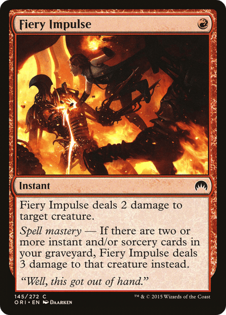 Fiery Impulse (145) — Magic Origins