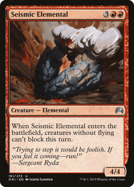 Seismic Elemental (161) — Magic Origins