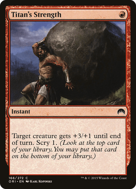 Titan's Strength (166) — Magic Origins