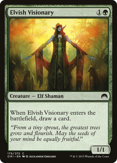 Elvish Visionary (175) — Magic Origins