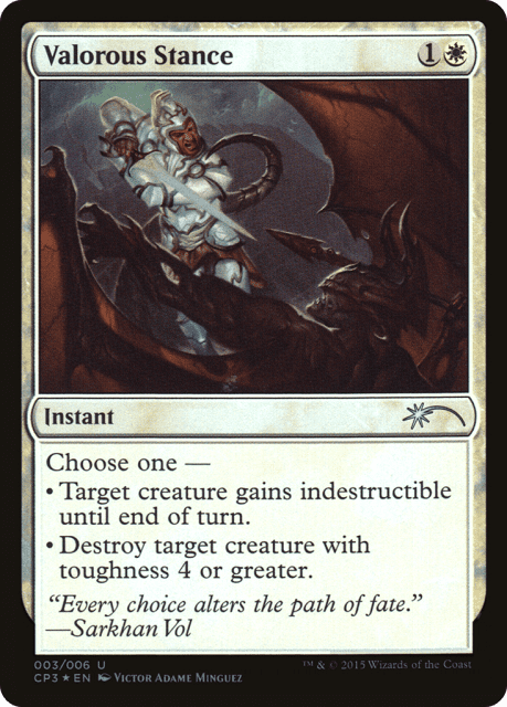 Valorous Stance (3) — Magic Origins Clash Pack