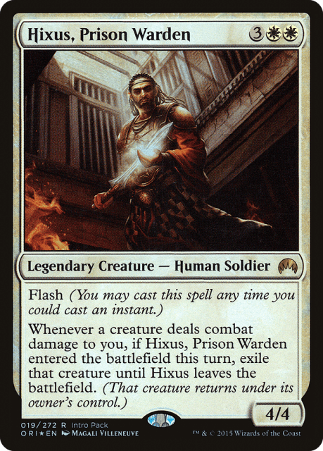 Hixus, Prison Warden (19) — Magic Origins Promos