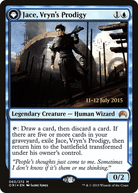 Jace, Vryn's Prodigy // Jace, Telepath Unbound (60) — Magic Origins Promos