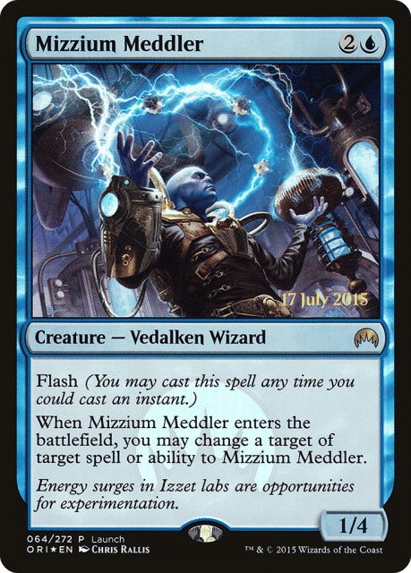 Mizzium Meddler (64) — Magic Origins Promos