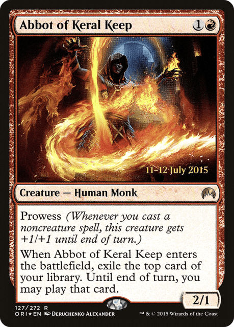 Abbot of Keral Keep (127) — Magic Origins Promos