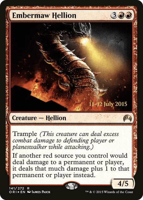 Embermaw Hellion (141) — Magic Origins Promos