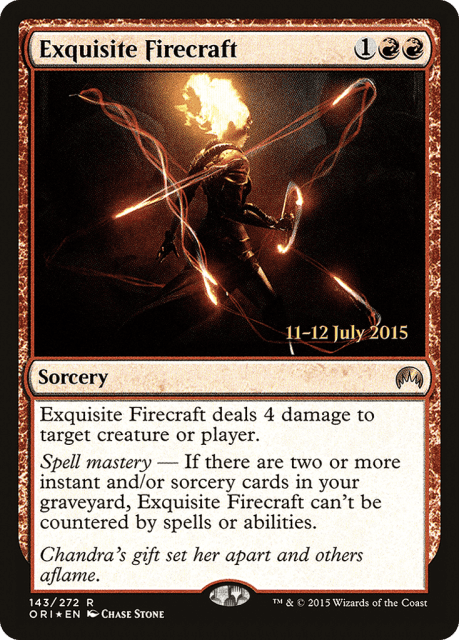Exquisite Firecraft (143) — Magic Origins Promos