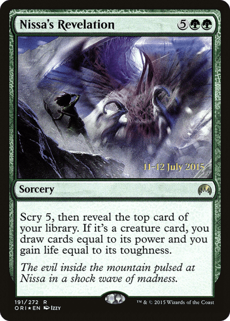 Nissa's Revelation (191) — Magic Origins Promos