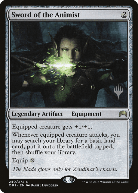 Sword of the Animist (240) — Magic Origins Promos