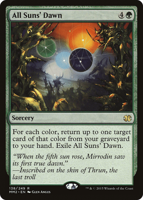 All Suns' Dawn (138) — Modern Masters 2015