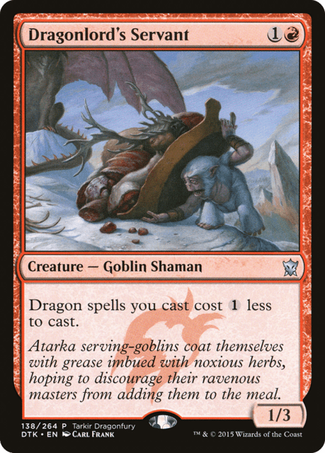 Dragonlord's Servant (138) — Tarkir Dragonfury